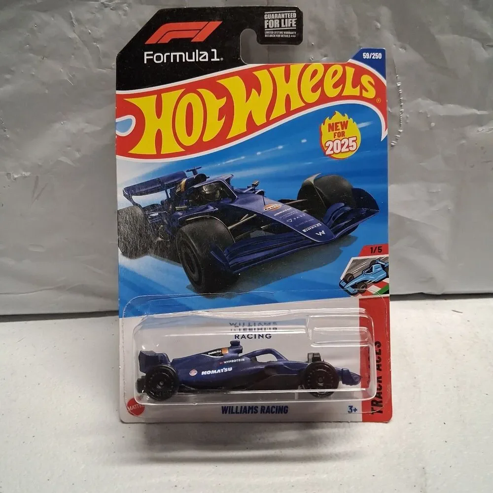 Hot Wheels Formula 1 Track Aces 1/5 Willams Racing 59/250 New For 2025 Blue